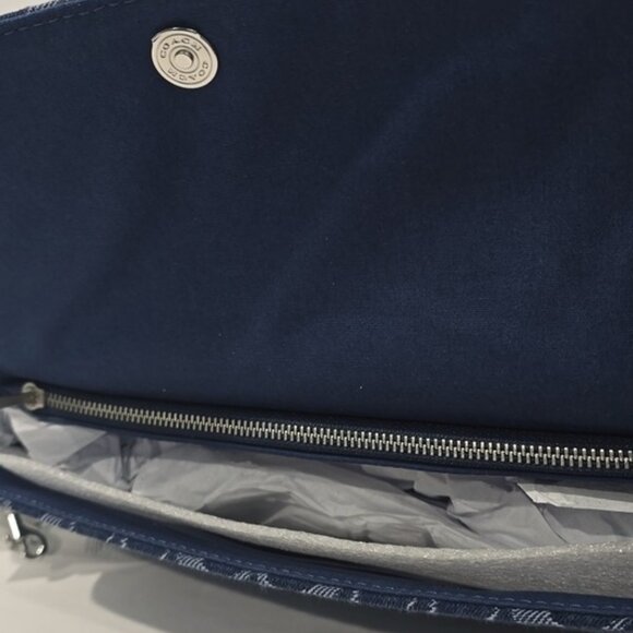 NWT ✅ COACH Brook Flap Chain Bag In Signature Denim #CAT60 ⭐ NWT - Picture 16 of 17